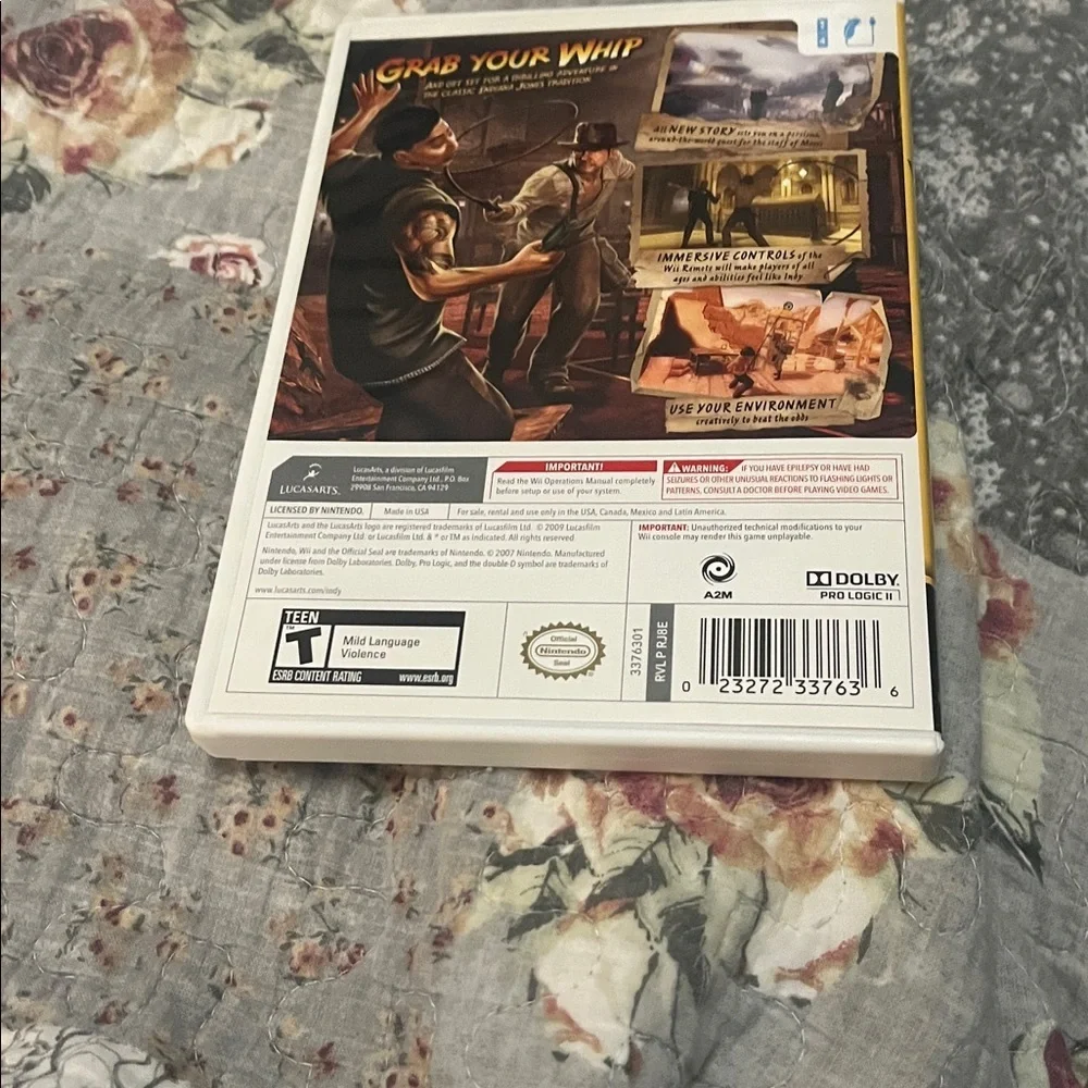 Indiana Jones Adventure Game for Wii